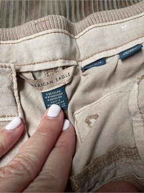 American Eagle Outfitters Women's Light Beige Jeans